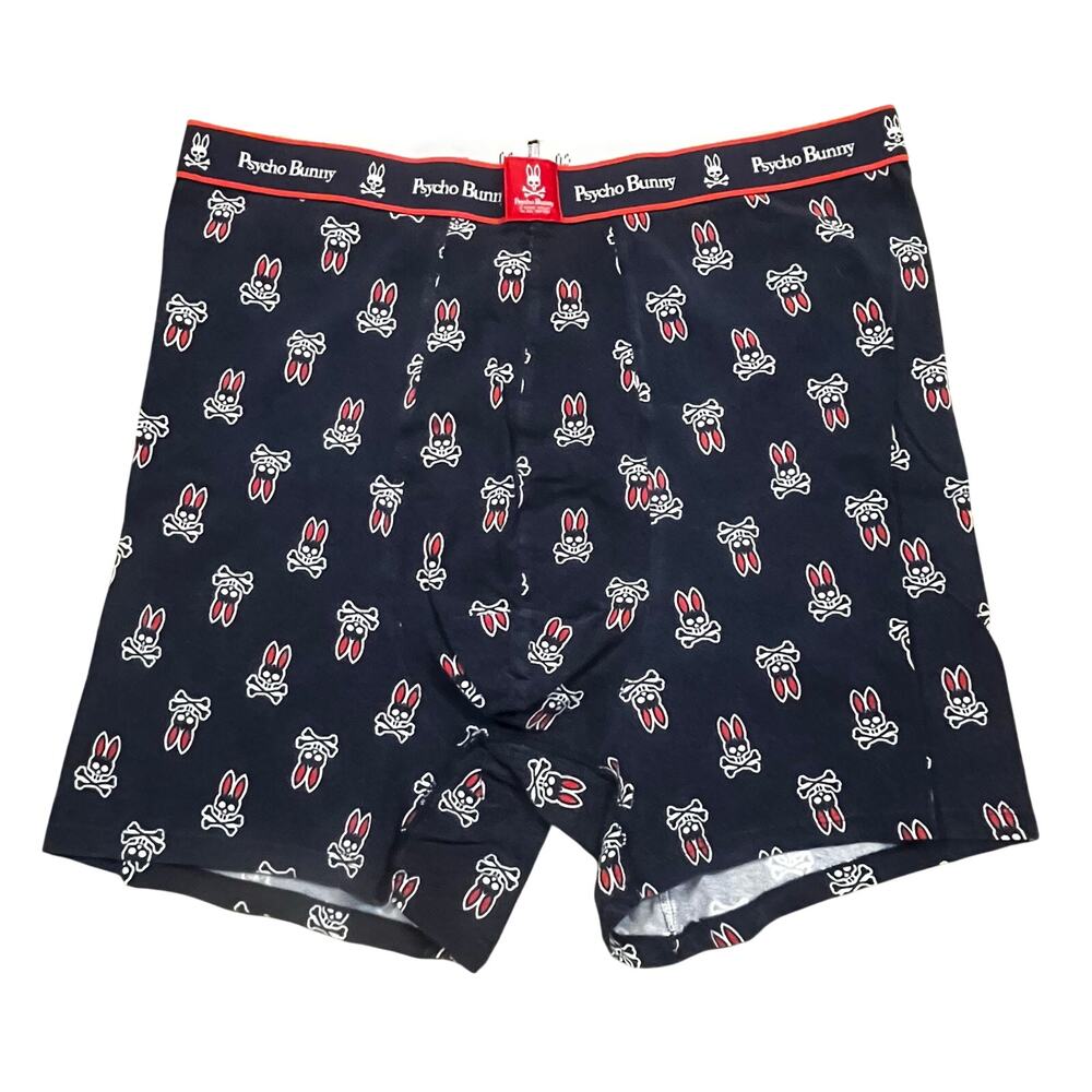 Psycho Bunny Skull Bunny Boxer Briefs Mens 2X Designer Underwear